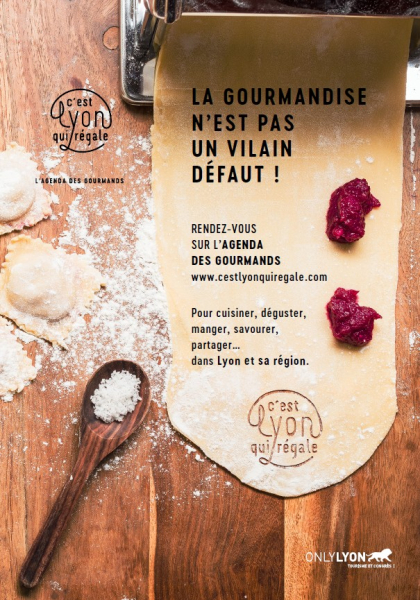 Affiche C'est Lyon qui régale